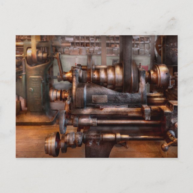 Postal Máquina - Steampunk - 5 velocidades Semi Automátic (Anverso)