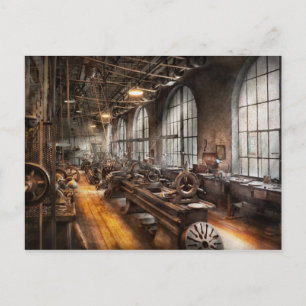 Postal Máquina - Una habitación llena de toros