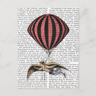 Postal Máquina Voladora de Vintage