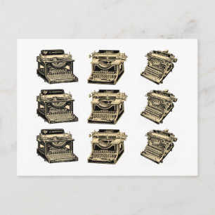 Postal Máquinas de escribir antiguas