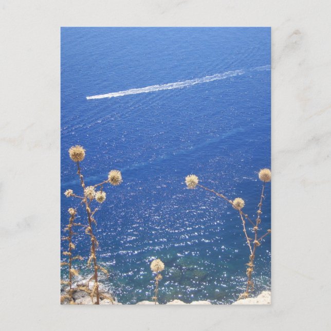 Postal Mar Azul griego  (Anverso)