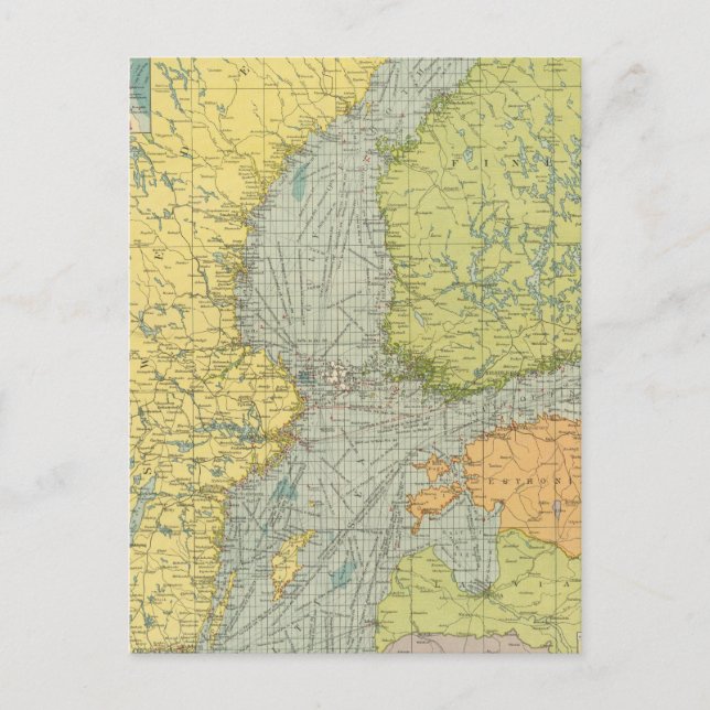 Postal Mar Báltico (Anverso)