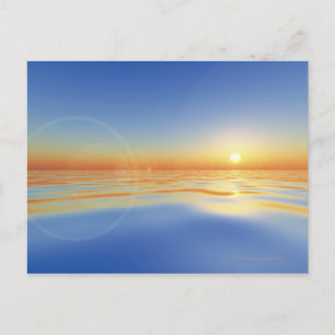 Postal Mar con sol