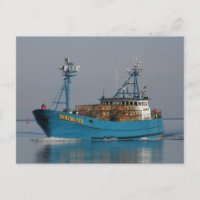 Mar de Bering, barco de cangrejo en puerto holandé