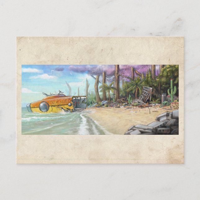 Postal Mar De Destrucción - Postcard (Anverso)