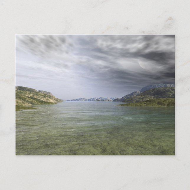 Postal Mar de montaña (Anverso)