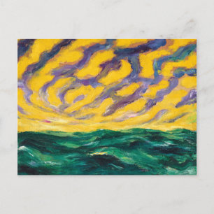 Postal Mar de Otoño Emil Nolde