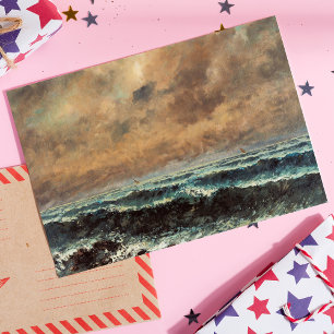Postal Mar de Otoño - Gustave Courbet