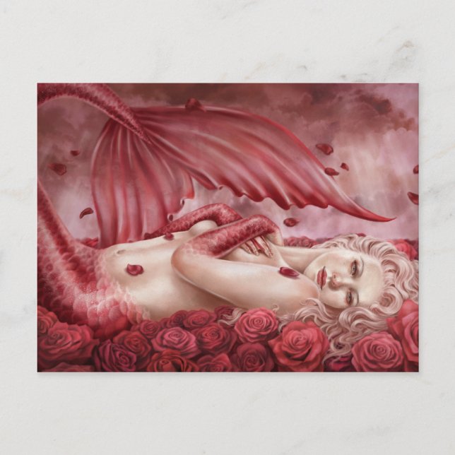 Postal Mar de Rosas (Anverso)