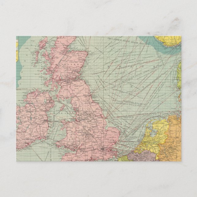 Postal Mar del Norte (Anverso)