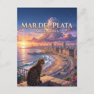 Postal Mar del Plata Argentina