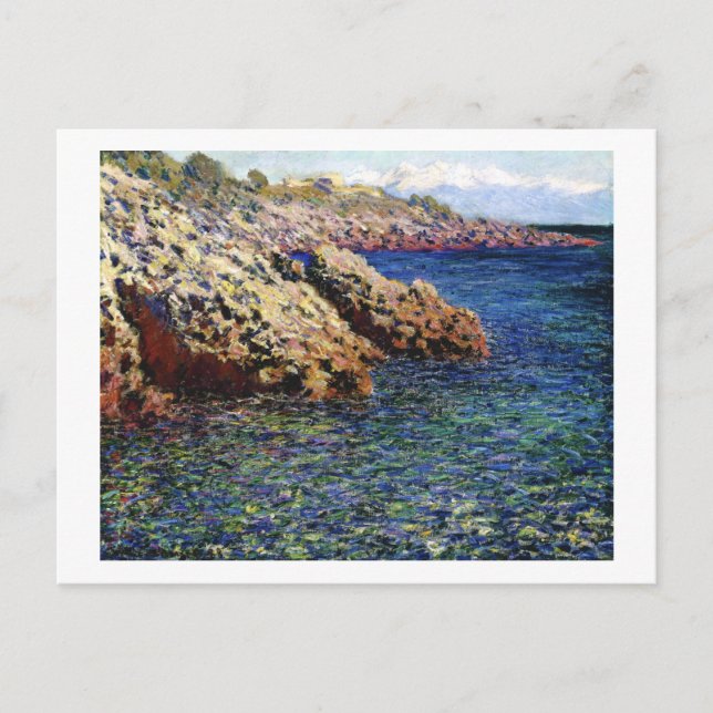 Postal Mar Mediterráneo (Cap d'Antibes), 1888 (Anverso)