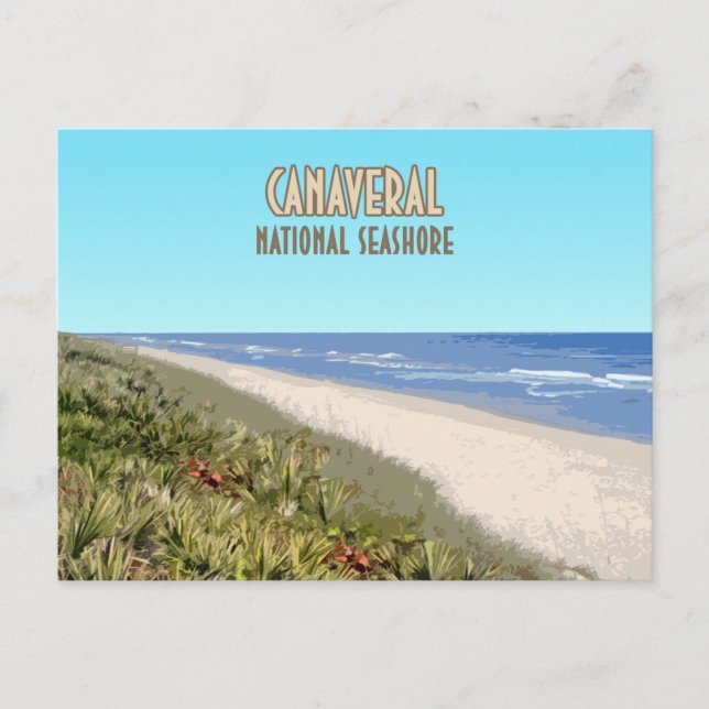 Postal Mar Nacional Canaveral Florida (Anverso)