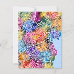 Postal Maracaibo Venezuela City Map