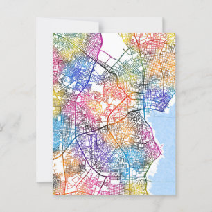 Postal Maracaibo Venezuela City Map