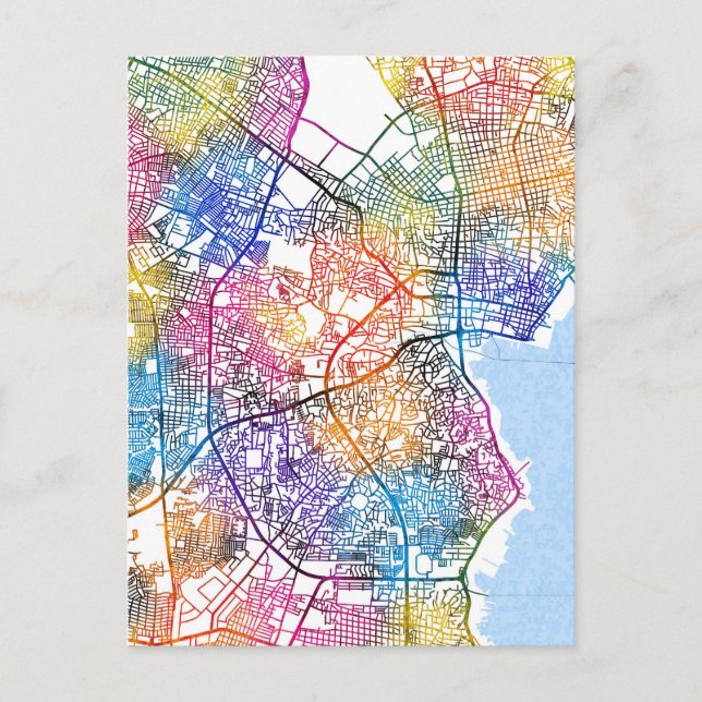 Postal Maracaibo Venezuela City Map (Anverso)