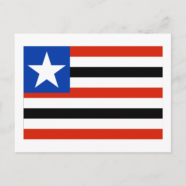 Postal Maranhão, Bandera de Brasil (Anverso)