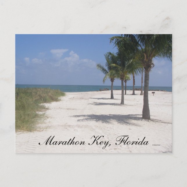 Postal Marathon Key, Florida (Anverso)