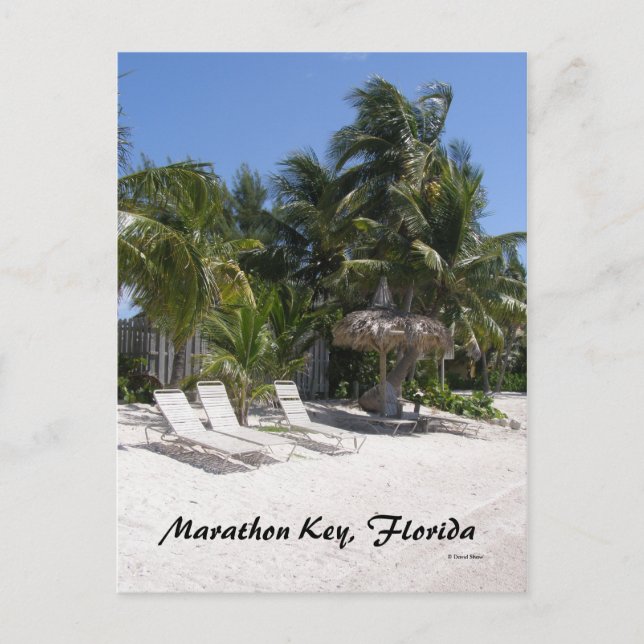 Postal Marathon Key, Florida (Anverso)