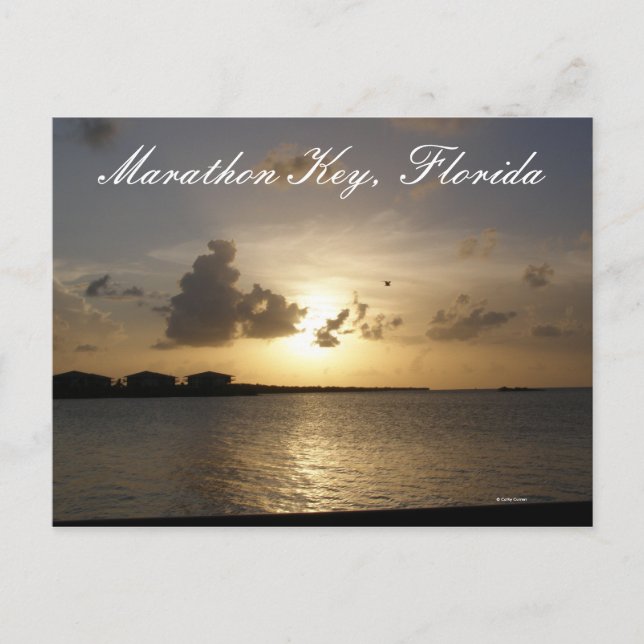 Postal Marathon Key, Florida (Anverso)