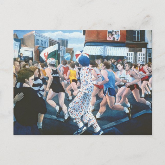 Postal Maratón de Londres de 1996 (Anverso)