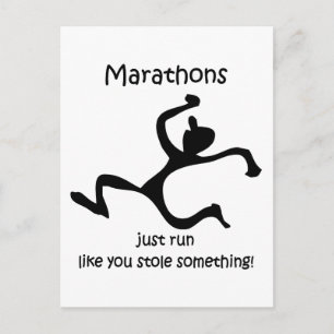 Postal Maratón divertida