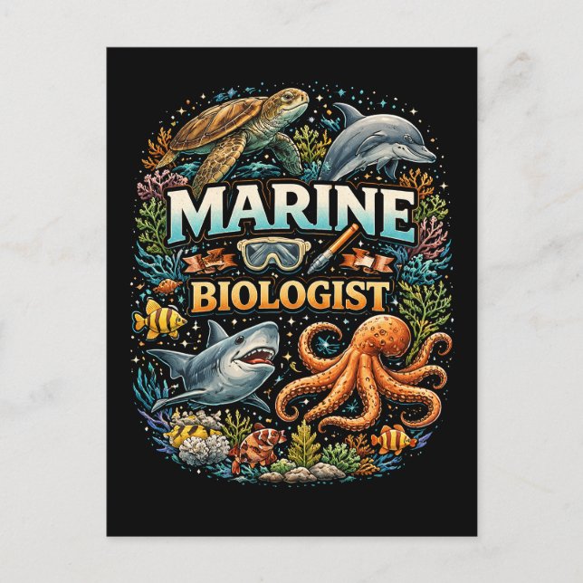 Postal Maravillas del Reino Oceánico (Anverso)