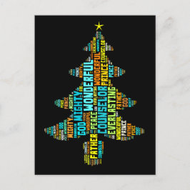 Postal Maravilloso consejero poderoso Dios Príncipe de la