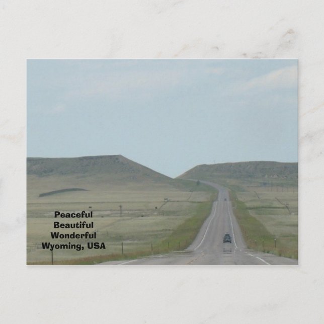 Postal Maravilloso Wyoming (Anverso)