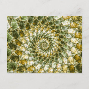 Postal Marbble Shards - Arte Mandelbrot