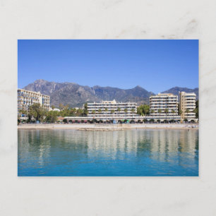 Postal Marbella en la Costa del Sol