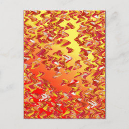 Postal Marble Patch Lodge Swirl Digital Art Postcard