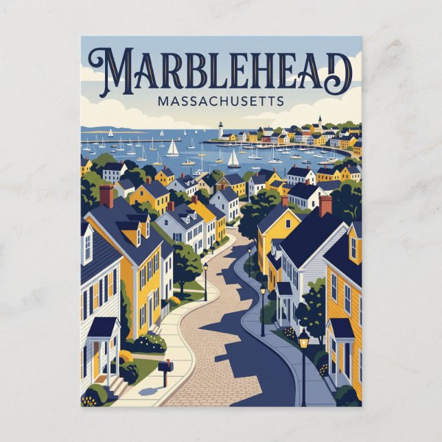 Postal Marblehead EE. UU. (Anverso)
