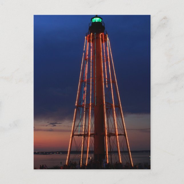 Postal Marblehead Lighthouse Sunset (Anverso)