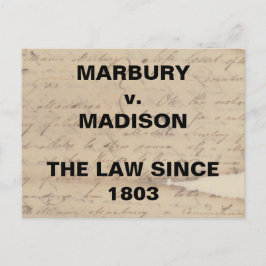 Postal Marbury Madison Cheques and Balances Resistance