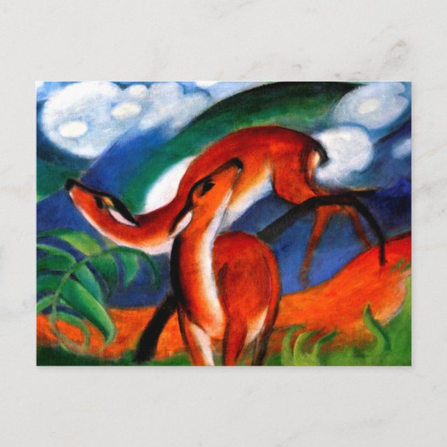 Postal Marc - Red Deer II (Anverso)
