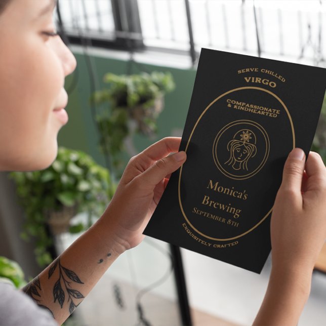 Postal Marca comercial, Rótulos Zodiac, personalizable Vi (Subido por el creador)