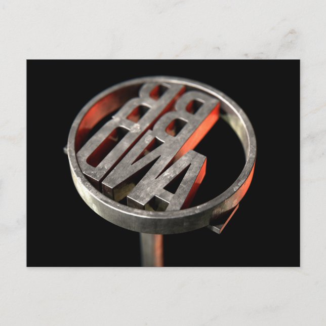 Postal Marca de hierro (Anverso)