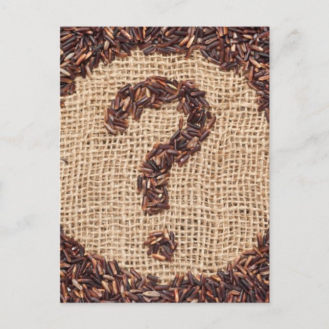 Postal Marca de preguntas (Anverso)