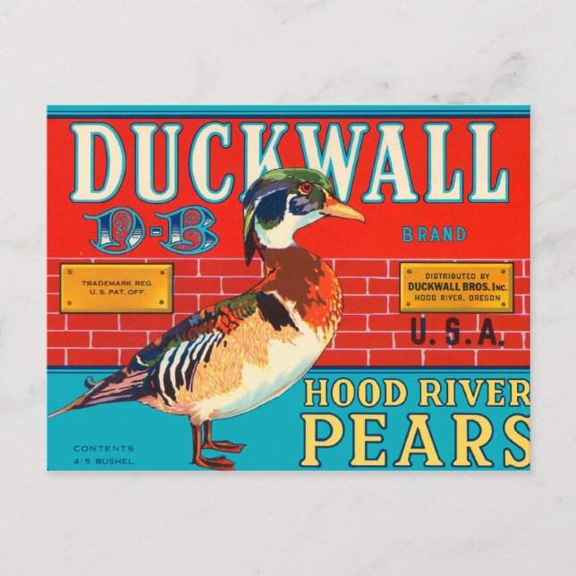 Postal Marca Duckwall (Anverso)