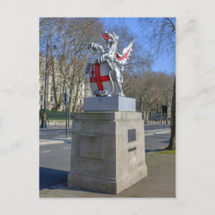 Postal Marca fronteriza del dragón, Londres Reino Unido