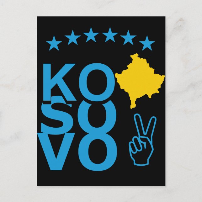 Postal Marca KoSoVo (Anverso)
