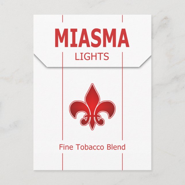 Postal Marca Miasma Falsa (Anverso)