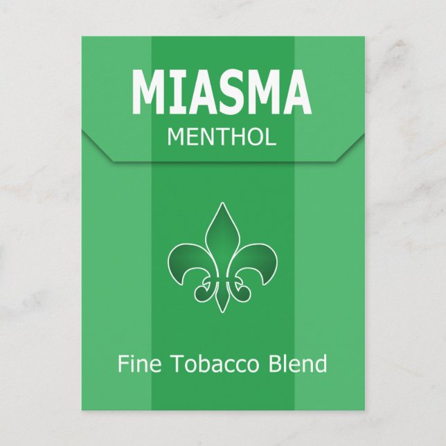 Postal Marca Miasma falsa (Anverso)