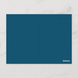 Postal Marca personalizada Océano Azul Impecable Estándar