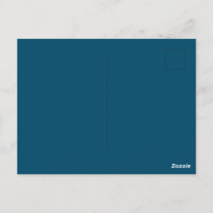 Postal Marca personalizada Océano Azul Impecable Estándar