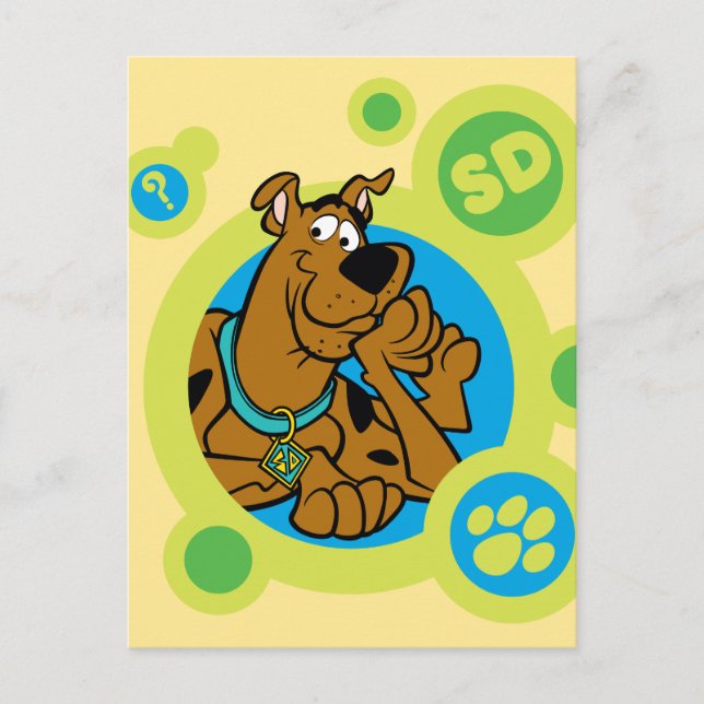 Postal Marca SD de los círculos Scooby-Doo (Anverso)