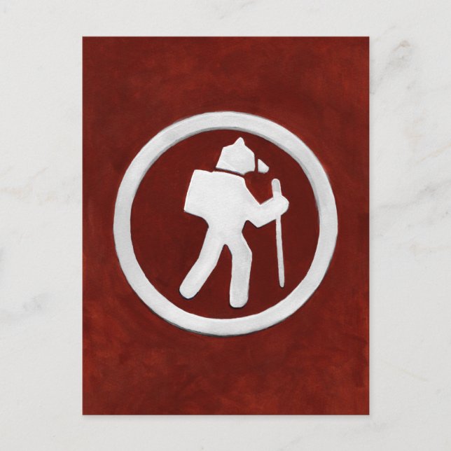 Postal Marcador de la pista del oso (Anverso)