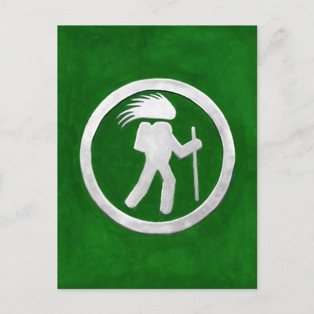 Postal Marcador Porcupine Trail (Anverso)