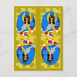 Postal Marcadores de Sirenas de Oro y Merfaery